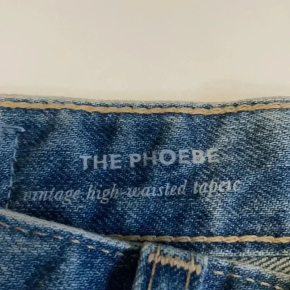 AG Adriano Goldschmied The Phoebe high rise straight leg jeans women’s size 23 - Picture 5 of 16